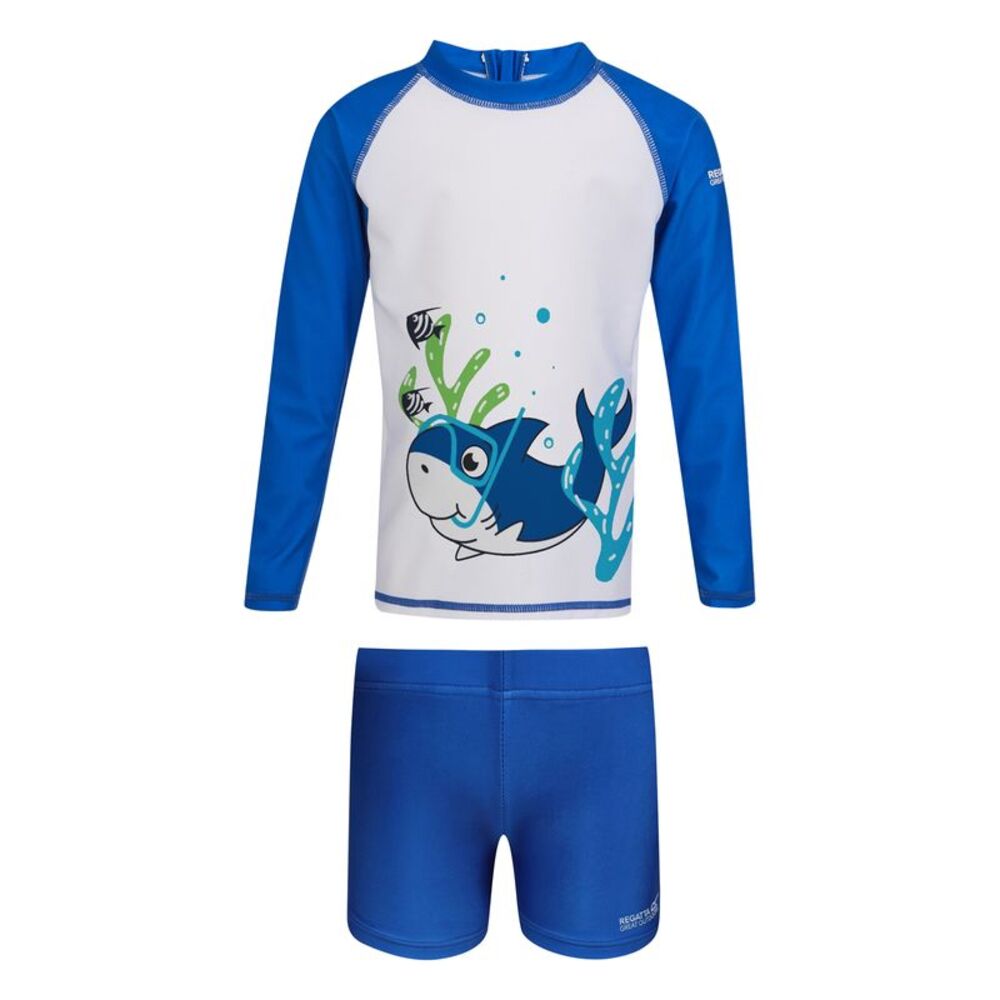 Regatta Childrens/Kids Luna The Unicorn Rash Guard / Hawaiian Blue